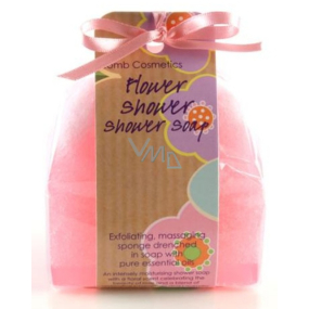 Bomb Cosmetics Kvety - Flower Shower Sprchové masážne mydlo 140 g