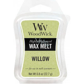 WoodWick Willow - Vŕbové kvety vonný vosk do arómalampy 22.7 g