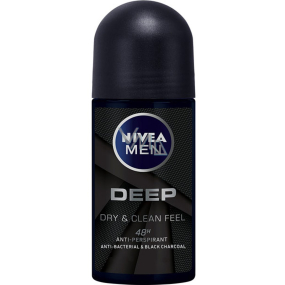 Nivea Men Deep guličkový antiperspirant dezodorant roll-on 50 ml