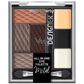 Miss Sporty Designer All in One Eye Palette paleta očných tieňov 300 9,5 g