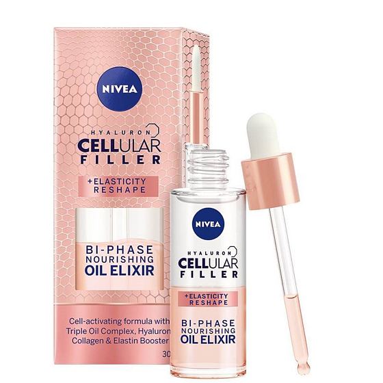 Nivea Hyaluron Cellular Filler Remodelačný dvojfázový olejový elixír 30 ml