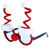 Okuliare vianočné Santa Claus