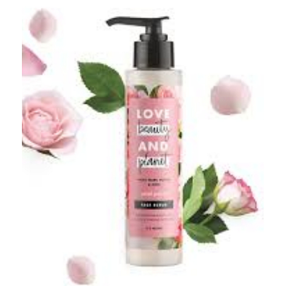 Love Beauty & Planet Murumurské maslo a Ruža pleťový peeling 125 ml