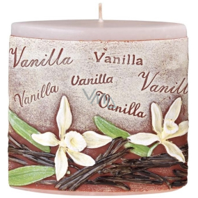 Emóciám Vanilka Vanilla vonná sviečka elipsa 110 x 45 x 110 mm