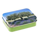 Esprit Provence Olivovník toaletné mydlo 60 g + levanduľový vonný vrecúško + plechová krabička, kozmetická sada