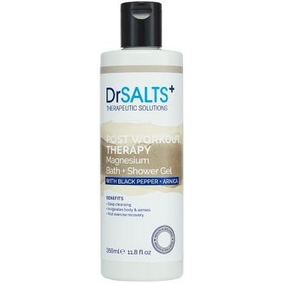 Dr. Salts Post Workout Therapy kúpeľový a sprchový gél 350 ml