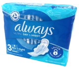 Always Ultra Night hygienické vložky s krídelkami 7 kusov