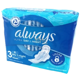 Always Ultra Night hygienické vložky s krídelkami 7 kusov