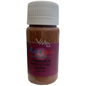 Univerzálna akrylová farba Art e Miss Metallic 23 Light Brown 40 g