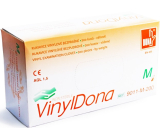 Dona Vinyldona vinylové rukavice bez prášku, veľkosť M 200 kusov v krabici