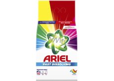 Ariel Rýchlo rozpustný farebný prací prášok na farebnú bielizeň 45 dávok 2,47 kg