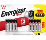 Energizer AAA / LR3 1,5 V alkalické batérie Power 8 ks