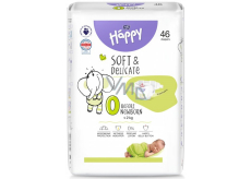 Bella Happy 0 Before Newborn od 0 - 2 kg jednorazové plienky pre predčasne narodené deti a novorodencov s nízkou pôrodnou hmotnosťou 46 kusov