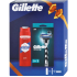 Gillette Mach3 holiaci strojček + náhradné hlavice 2 kusy + Old Spice Whitewater sprchový gél 3v1 250 ml, kozmetická sada pre mužov