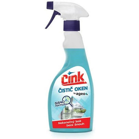 Cink čistič na okná s rozprašovačom 500 ml