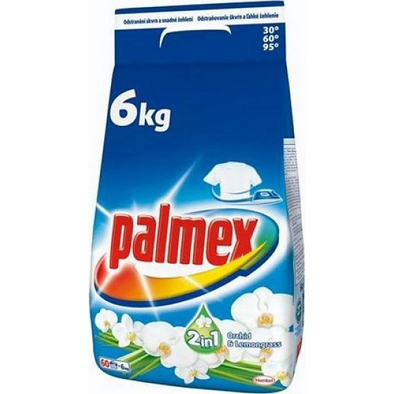 Palmex Orchid & Lemongrass prášok na pranie 60 dávok 6 kg
