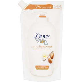 Dove Purely Pampering Bambucké maslo a vanilka tekuté mydlo náhradná náplň 500 ml