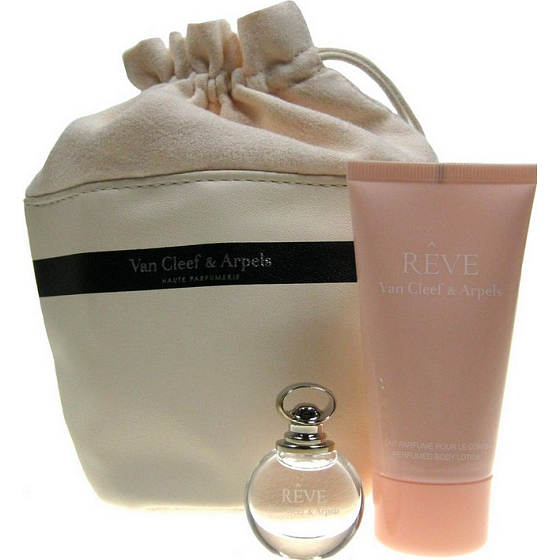 Van Cleef & Arpels Reve parfumovaná voda 4,5 ml + telové mlieko 50 ml, darčeková sada