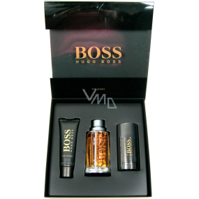 Hugo Boss Boss The Scent toaletná voda 100 ml + deodorant stick 75 ml + sprchový gél 50 ml, darčeková sada