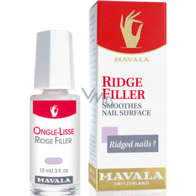 Mavala Ridge Filler Smoothes Nail Surface vyhladzujúca starostlivosť na nechty 10 ml