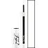 Maybelline Master Ink Liquid Eyeliner očné linky 11 Matte White 3 g