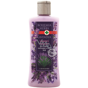 Bohemia Gifts Lavender vlasový balzam pre ľahké rozčesávanie a vyšší lesk 250 ml