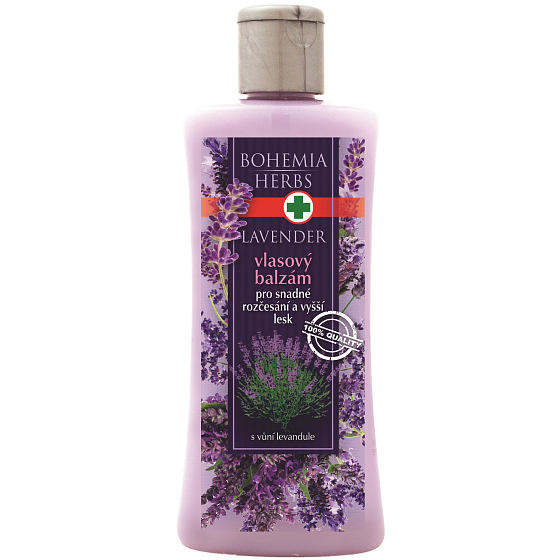 Bohemia Gifts Lavender vlasový balzam pre ľahké rozčesávanie a vyšší lesk 250 ml