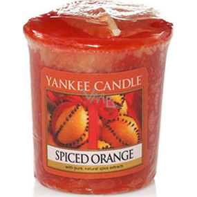 Yankee Candle Spiced Orange - Pomaranč so štipkou korenia vonná sviečka votívny 49 g
