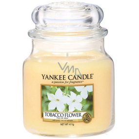 Yankee Candle Tobacco Flower - Tabakový kvet vonná sviečka Classic strednej sklo 411 g