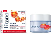 Lirene Retinol Nutrition 60+ regeneračný protivráskový krém sa sférickým retinolom 50 ml