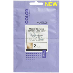Marion Professional Revitalizing farebné blonde hair revitalizačné maska na vlasy limetka a ľan 2 x 20 ml