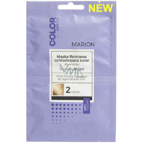 Marion Professional revitalizing colored blonde hair revitalizačná maska na vlasy limetka a ľan 2 x 20 ml