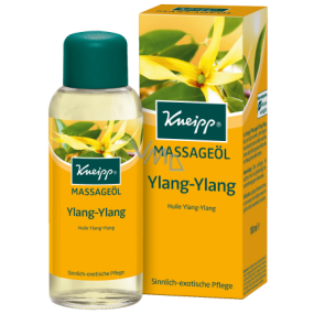 Kneipp Ylang-Ylang masážny olej, zamatovo hebká pokožka sa zmyselnou exotickou vôňou 100 ml