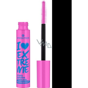 Essence I Love Extreme Crazy Volume Mascara Waterproof vodeodolná riasenka Black 12 ml