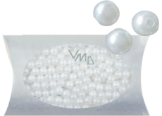 Perličky plastové s dierkou perleťové 5 mm 33 g