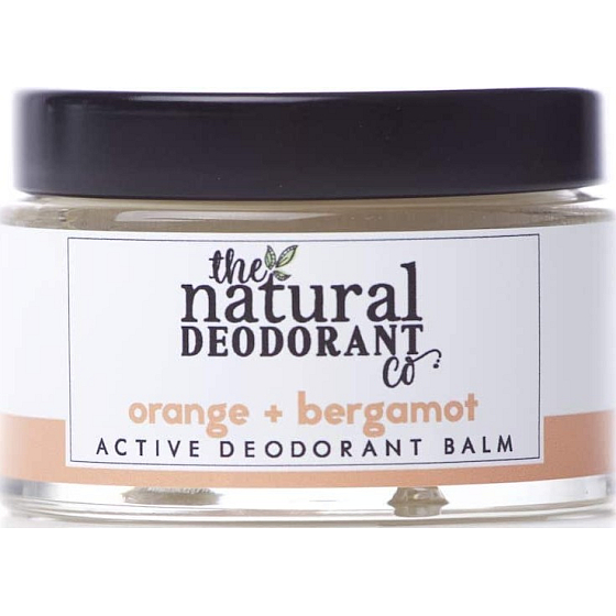 The Natural Deodorant Co. Active Deodorant Balzam Pomaranč + Bergamot Balzam Deodorant 55 g