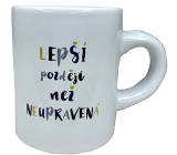 Albi Espresso hrnček v krabici Lepšie neskôr ako nepripravené 100 ml