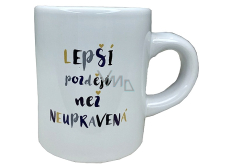 Albi Espresso hrnček v krabici Lepšie neskôr ako nepripravené 100 ml