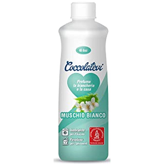 Coccolatevi Muschio Bianco koncentrovaný parfém do práčky s dezinfekčným prostriedkom 48 dávok 300 ml