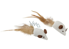 Trixie Mice sisalová hračka s perím pre mačky 5 cm 2 kusy