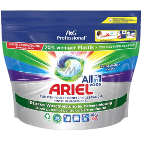 Ariel All-in-1 Pods Farebné gélové kapsuly na farebnú bielizeň 60 kusov