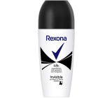 Rexona Invisible Black & White antiperspirant deodorant roll-on pre ženy 50 ml