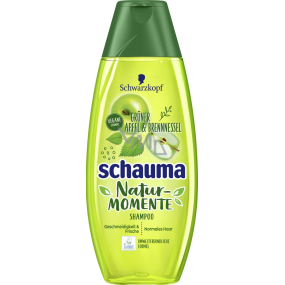 Schauma Natural Moments Zelené jablko a žihľava šampón pre normálne vlasy 400 ml
