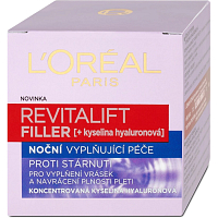 L'Oréal Paris Revitalift Filler nočný krém, 50 ml