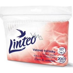 Linteo Care & Comfort jemné vatové tyčinky sáčok 200 kusov