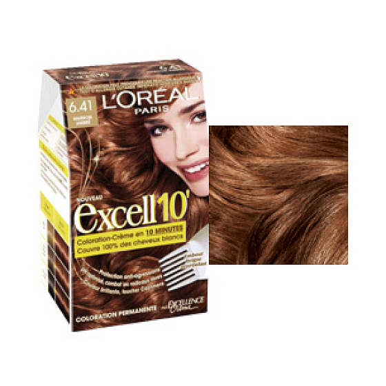 Loreal Paris Excell 10 farba na vlasy odtieň 6,41 medená