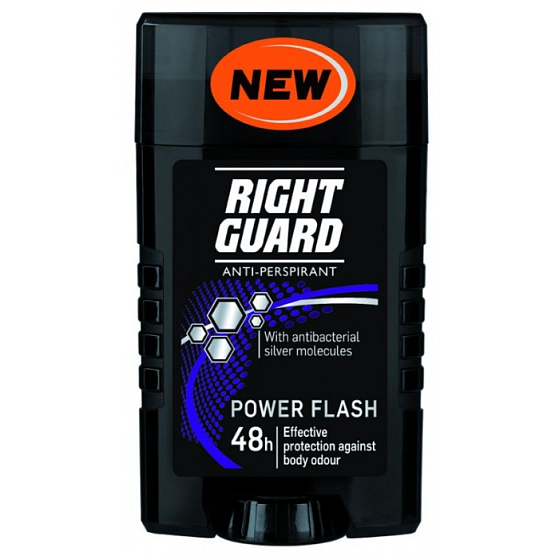 Right Guard Power Flash antiperspirant dezodorant stick pre mužov 50 ml
