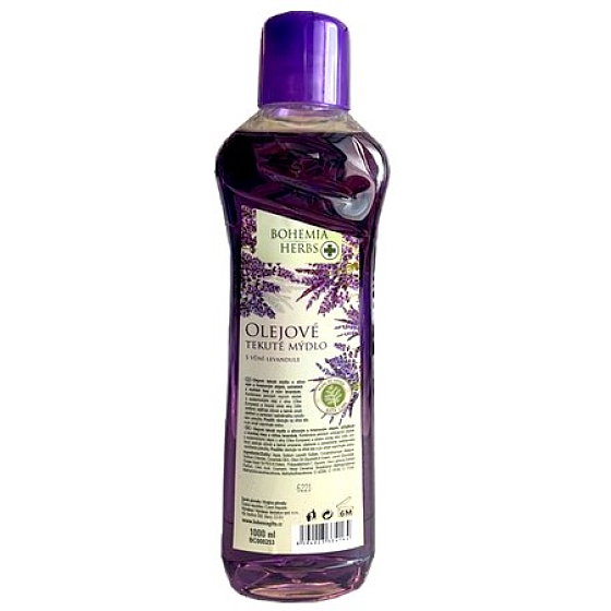 Bohemia Gifts Spa Lavender olejové tekuté mydlo 1 l