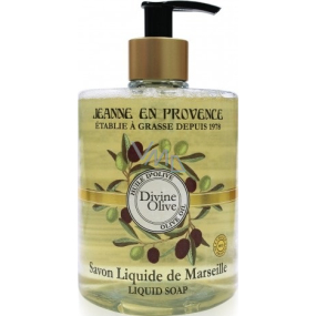 Jeanne en Provence Divine Olive tekuté mydlo dávkovač 500 ml