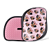 Tangle Teezer Compact Profesionálna kompaktná kefa na vlasy, Pug Love - čierno-ružový s psíkov